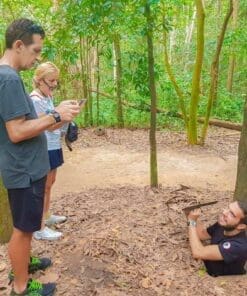 Cu Chi Tunnels Tour on a scooter