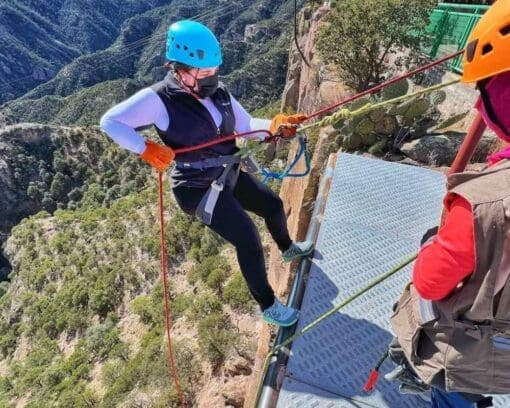 Mexico Copper Canyon Rappelling Activity