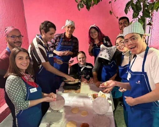 Taco cooking class in Mexico City